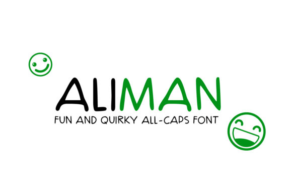 Aliman: A Script Handwritten Font for Creative Web Design