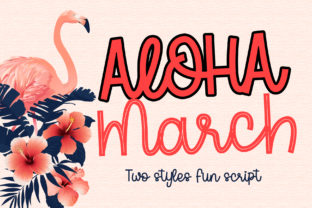 Aloha March: A Script Font That Elevates Your Brand
