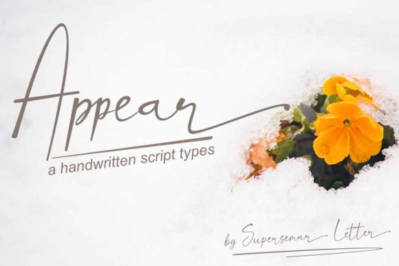Appear: A Handwritten Font That Elevates Editorial Design