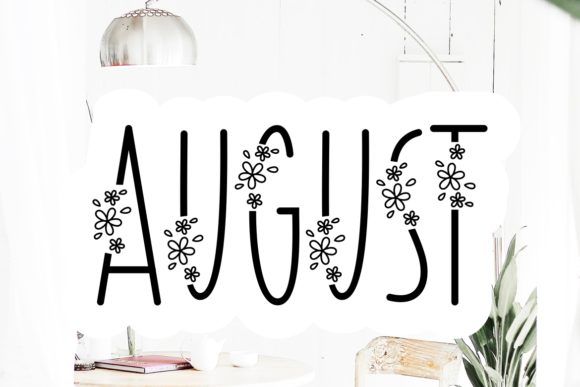 August Font for Spring Campaigns and Creative Projects