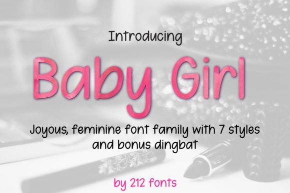 Baby Girl Font for Digital Creativity