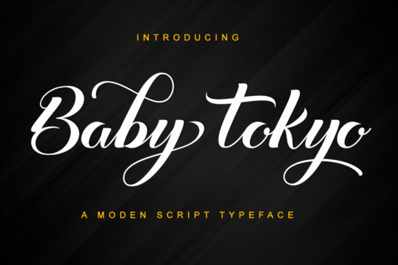 Baby Tokyo: A Script Handwritten Font That Elevates Your Creative Projects