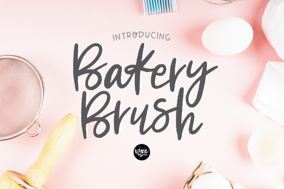 Bakery Brush: A Bouncy Handwritten Font for Editorial Design