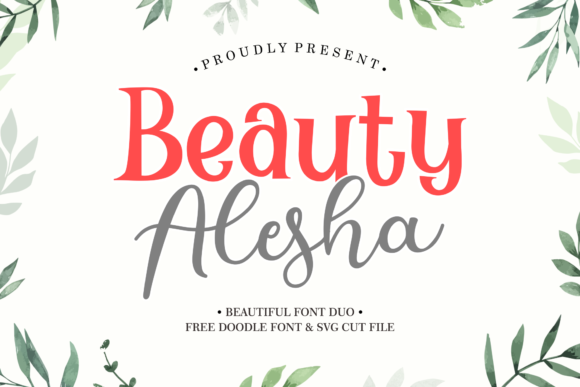 Beauty Alesha: A Handwritten Font That Elevates Every Design