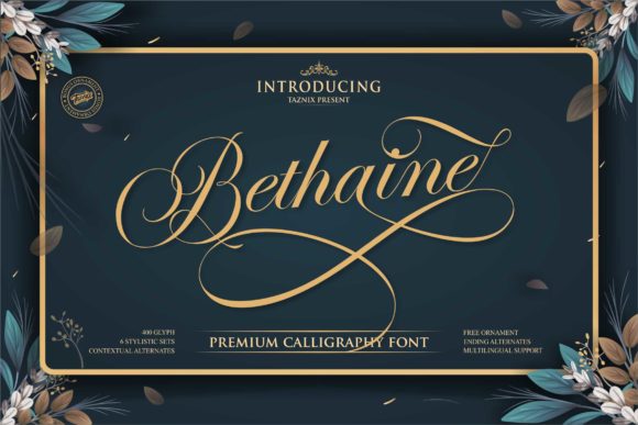 Bethaine: A Script Font with Timeless Elegance