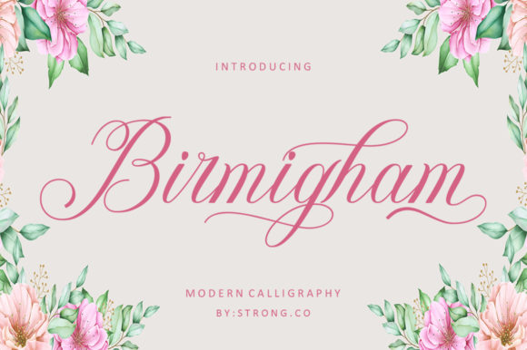 Birmigham: A Handwritten Font for Timeless Branding