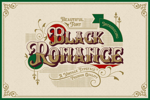 Black Romance: A Font That Elevates Your Brand’s Visual Story