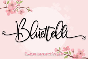 Bluettelli: A Script Font Trio for Polished Branding