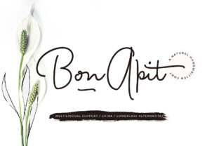 Bon Apit: A Sweet Script Font for Editorial Design