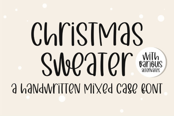 Christmas Sweater: A Versatile Script Font for Creative Branding