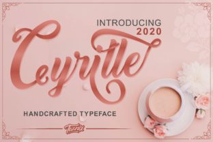 Cyrille: A Stylish Handwritten Font for Editorial Design