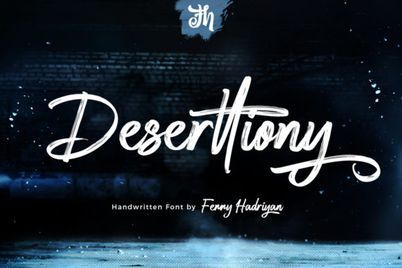 Deserttiony: A Handwritten Font for Elegant Design Projects