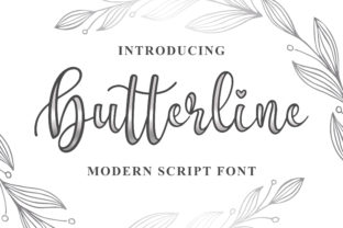 Discover the Charm of Butterline Font