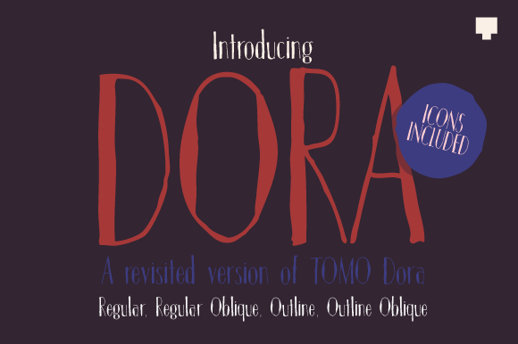 Dora Font: A Minimal Sans Serif for Creative Projects