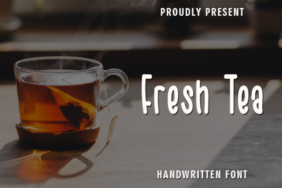 Fresh Tea: A Handwritten Font for Authentic Digital Design