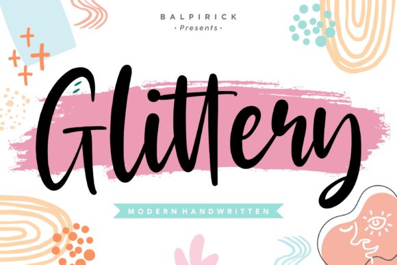Glittery: A Handwritten Font That Elevates Branding