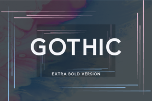 Gothic Extra Bold for a Polished Brand Look