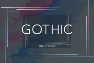 Gothic Thin for Modern Web Typography