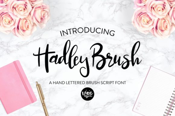 Hadley Brush: A Bold Handwritten Font for Creative Branding