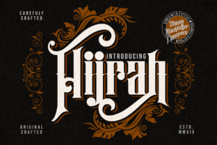 Hijrah Font for Personalized Branding and Creative Projects