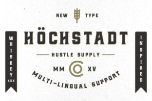 Höchstadt: A Vintage Serif Font with Old-School Charm