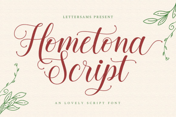 Hometona: The Handwritten Font That Elevates Your Brand
