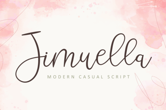 Jimuella: A Timeless Script Font for Elegant Editorial Design