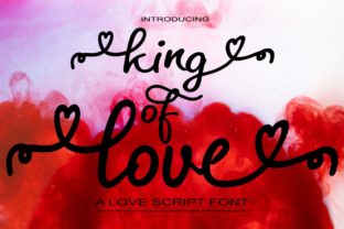King of Love: A Script Font for Romantic Branding and Creative Projects