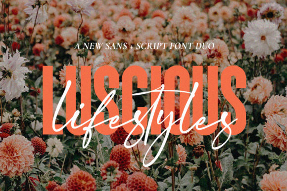 Luscious Lifestyle Duo Font for Modern Web Design