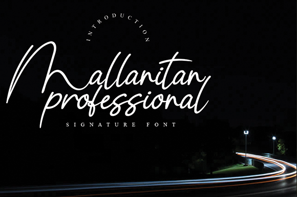 Mallanitan: A Handwritten Font for Modern Branding