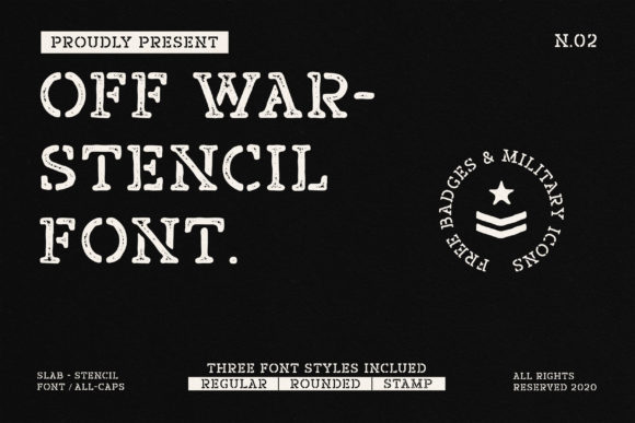 Off War Font for Professional Branding and Creative Projects