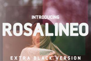 Rosalineo Extra-Black: A Modern Sans Serif Font for Digital Marketing