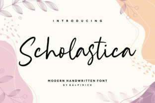 Scholastica: A Handwritten Font That Elevates Editorial Design