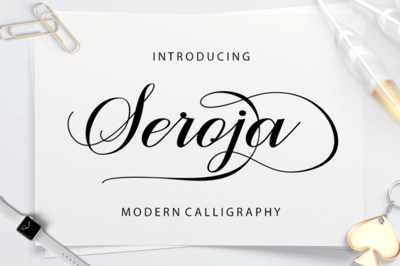 Seroja: A Script Font for Elegant Branding and Creative Campaigns