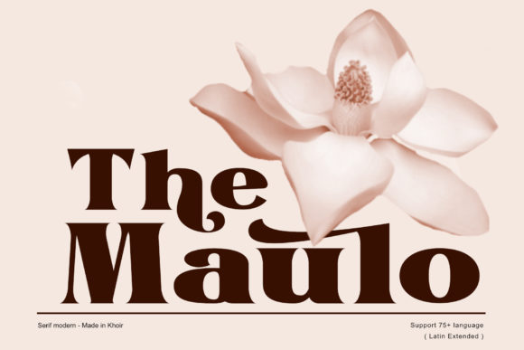The Maulo: A Bold Serif Font for Modern Web Design