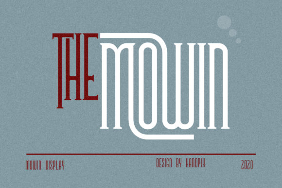 The Mowin: A Serif Font for Timeless Branding and Design