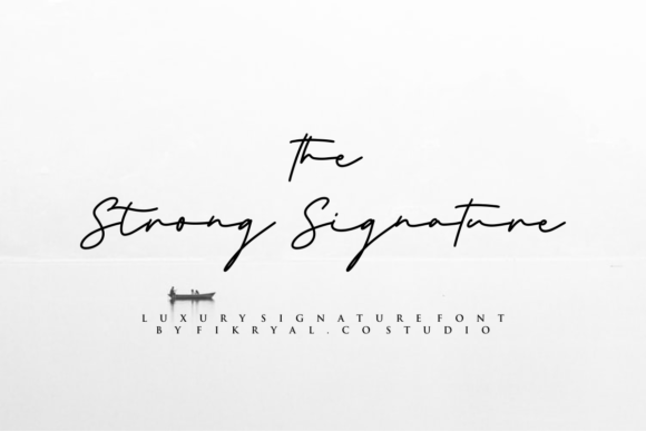 The Strong Signature – A Timeless Script Font for Handmade Creations