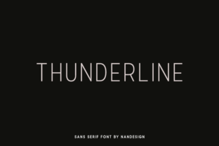 Thunderline: A Professional Sans Serif Font for Your Brand
