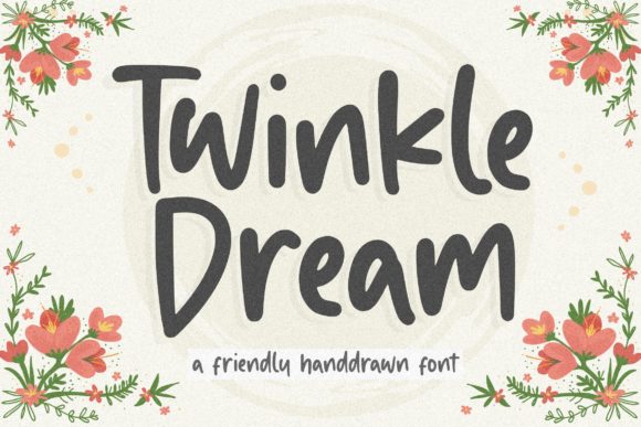 Twinkle Dream: A Handwritten Font for Authentic Branding