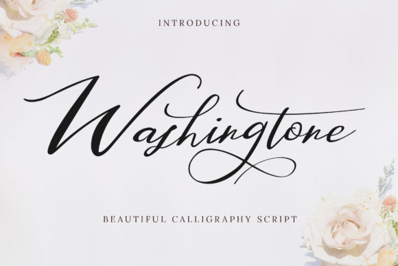 Washingtone: A Handwritten Font for Elegant Editorial Design