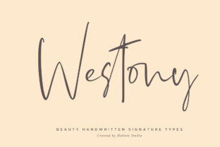 Westony: A Modern Script Font for Elegant Editorial Design